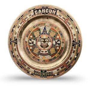 Mayan Calendar Decorative Wall Plate